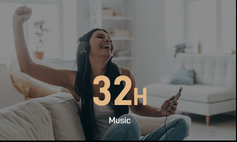 android battery life music 32 hours image